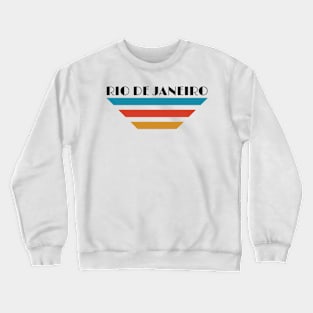 Rio de Janeiro, retro artwork Crewneck Sweatshirt